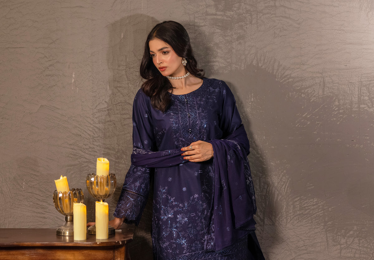 Zafira | 3 pcs Stitched Premium Lawn dress