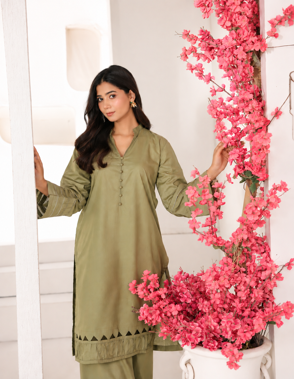 OLIVE MIST- COTTON CO-ORD | SE-02