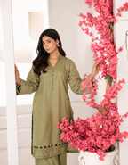 OLIVE MIST- COTTON CO-ORD | SE-02
