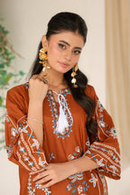 AMBER BLOOM embroidered co-ord set