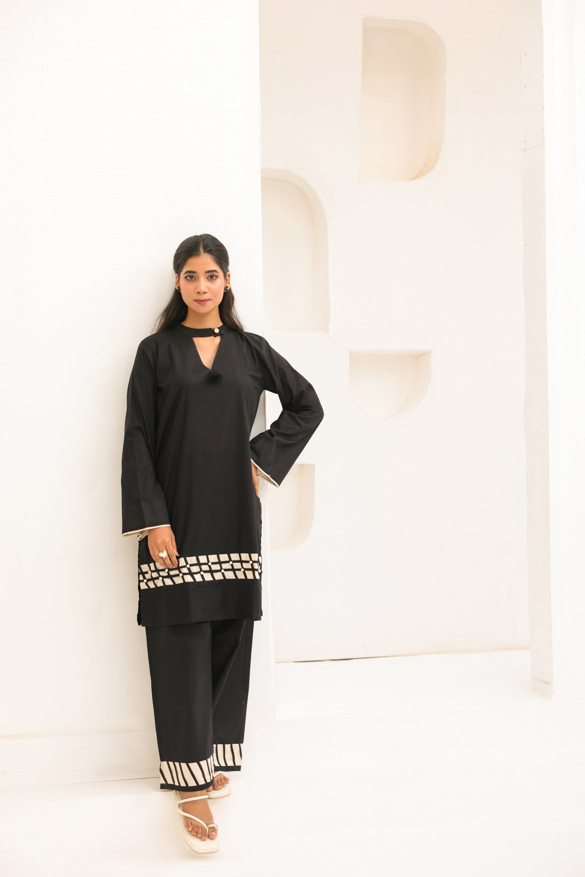 BLACK PEARL- COTTON CO-ORD | SE-05
