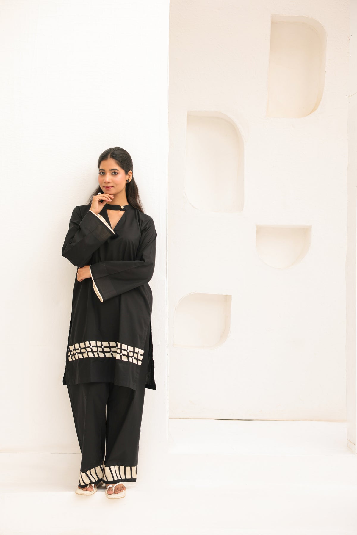 BLACK PEARL- COTTON CO-ORD | SE-05