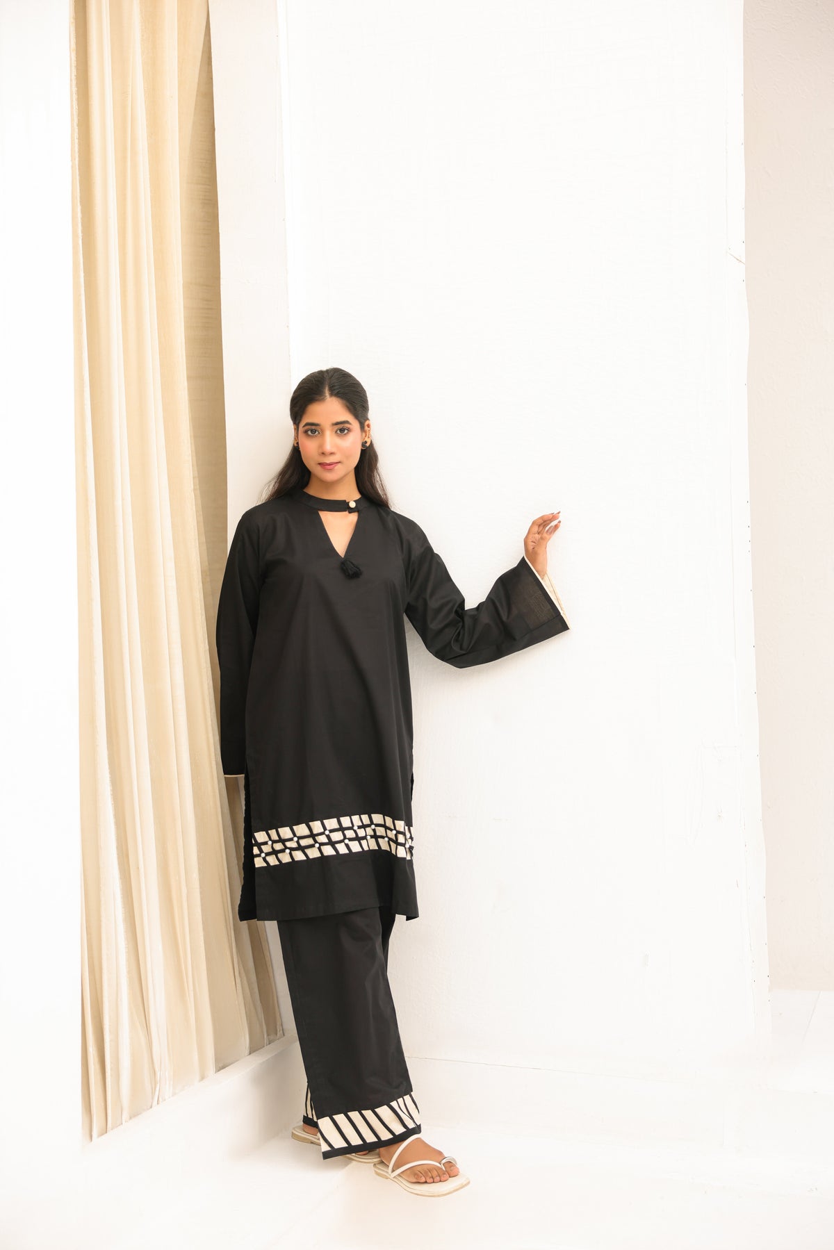 BLACK PEARL- COTTON CO-ORD | SE-05