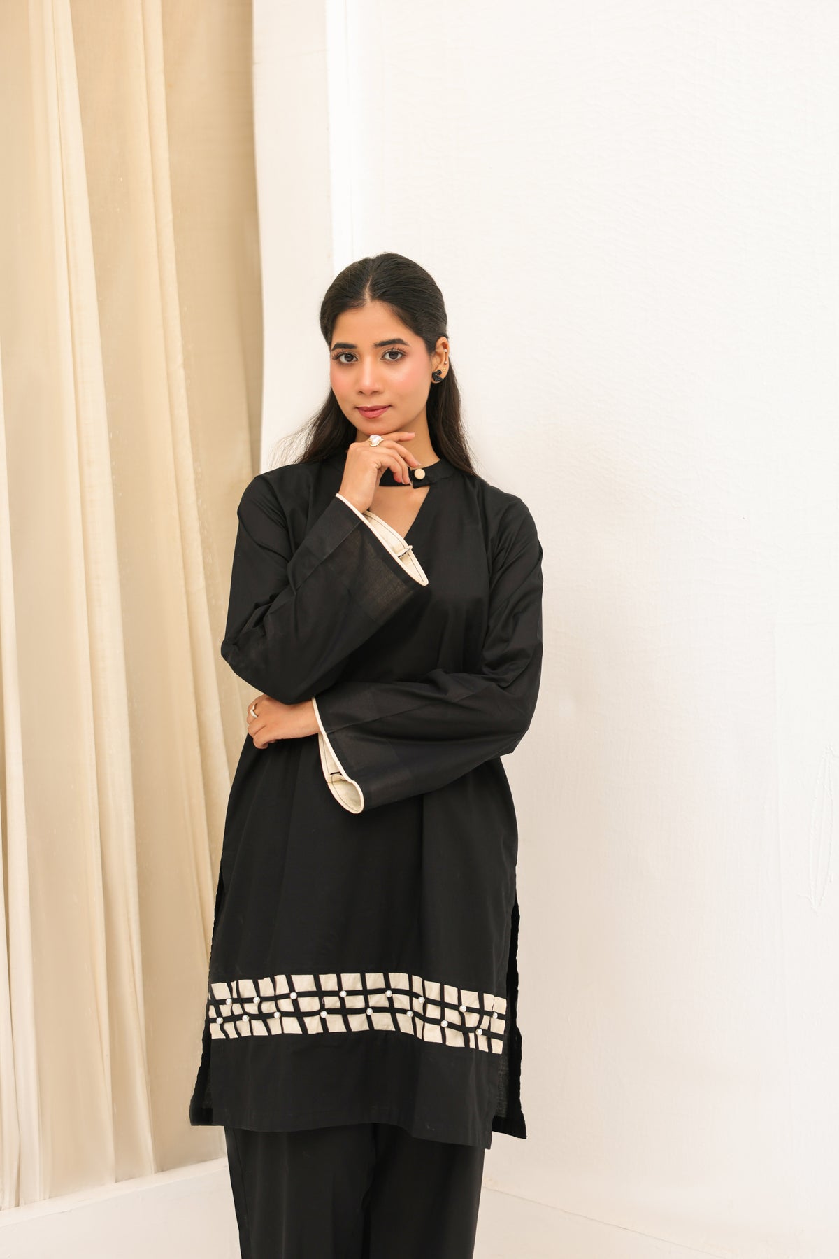 BLACK PEARL- COTTON CO-ORD | SE-05