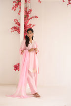 BLUSH CHARM embroidered co-ord set