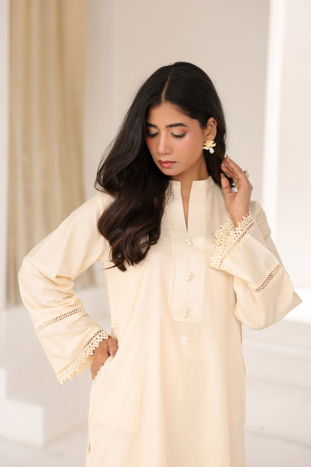 IVORY DUNE- COTTON CO-ORD | SE-08