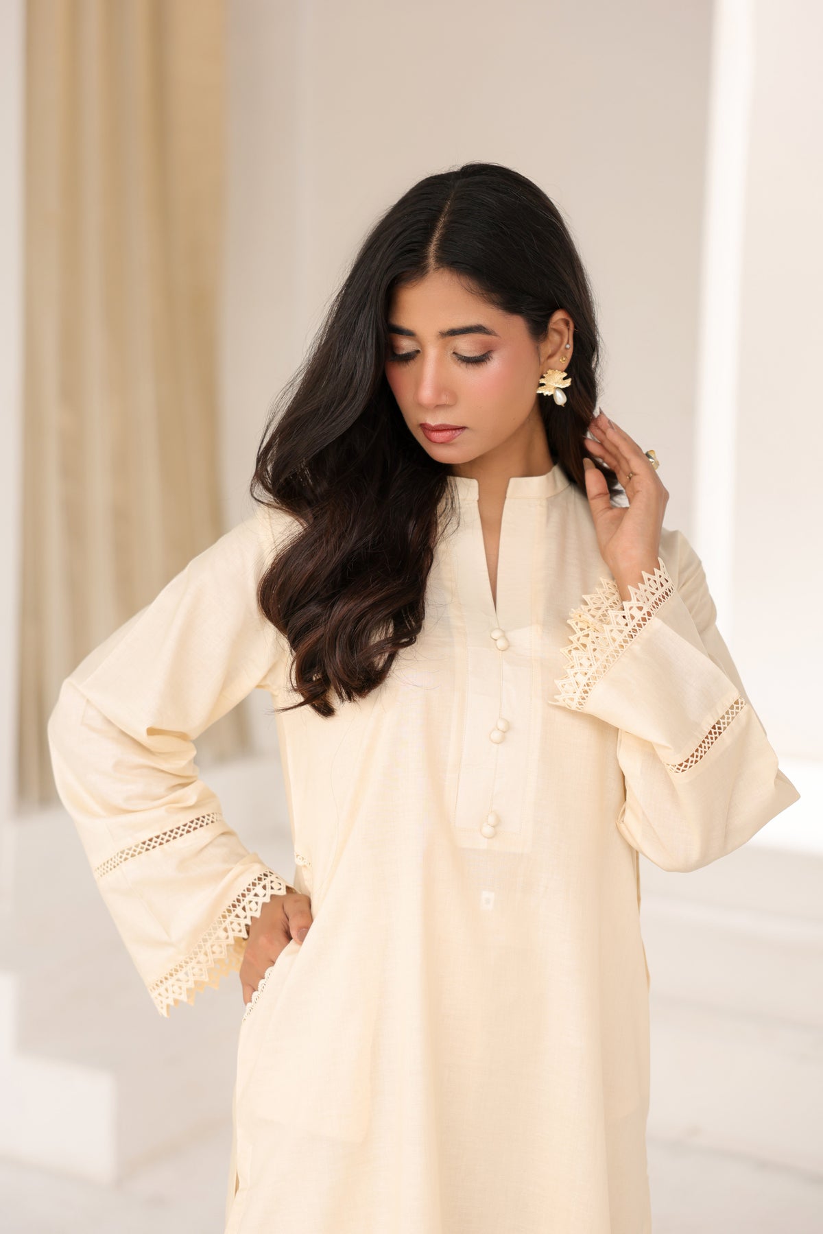 IVORY DUNE- COTTON CO-ORD | SE-08