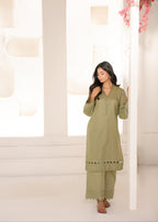 OLIVE MIST- COTTON CO-ORD | SE-02