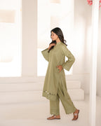 OLIVE MIST- COTTON CO-ORD | SE-02