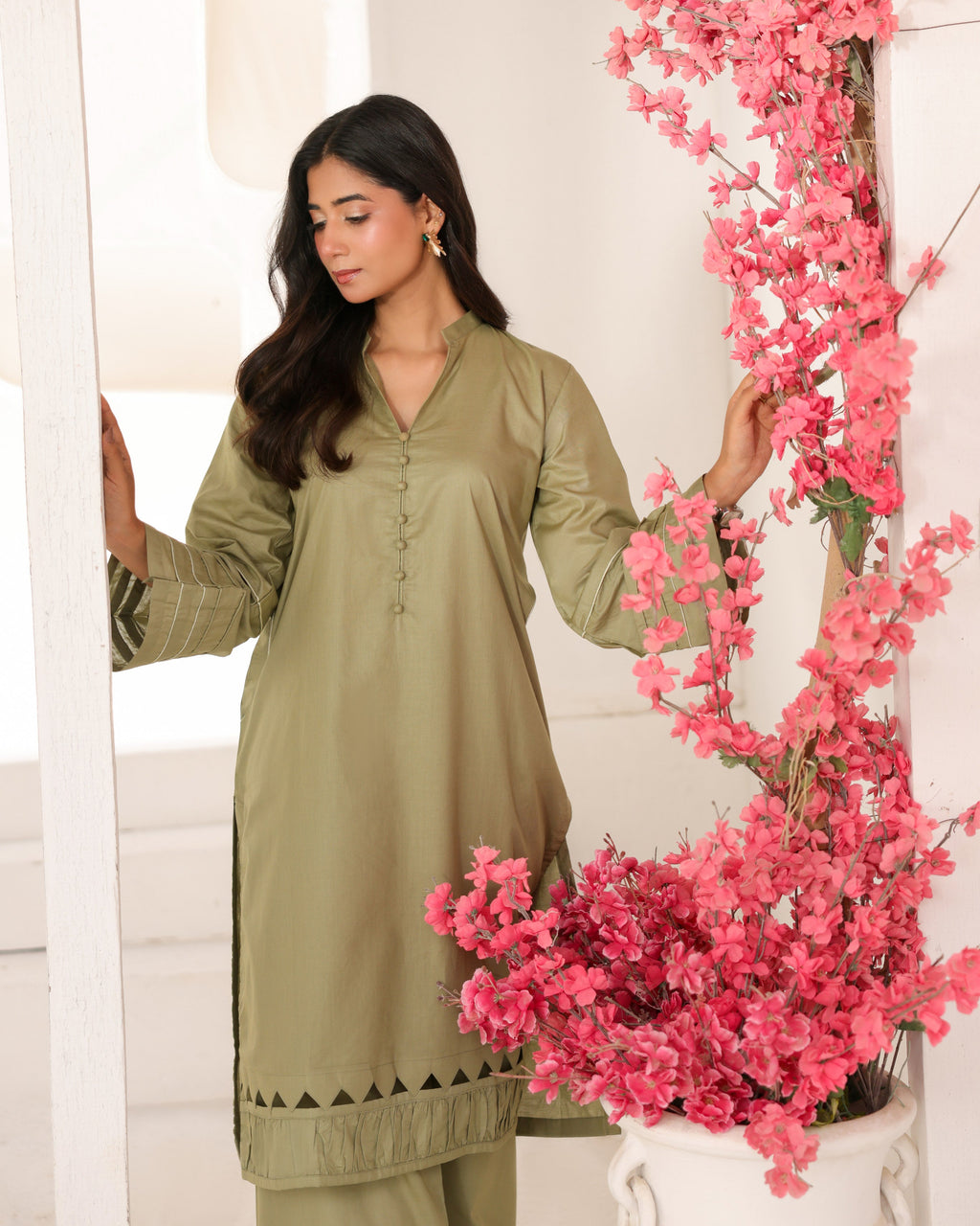 OLIVE MIST- COTTON CO-ORD | SE-02
