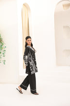 ONYX GARDEN embroidered co-ord set