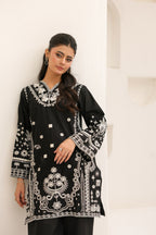 ONYX GARDEN embroidered co-ord set