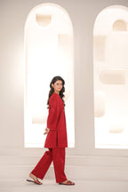 GARNET RED- COTTON CO-ORD | SE-01