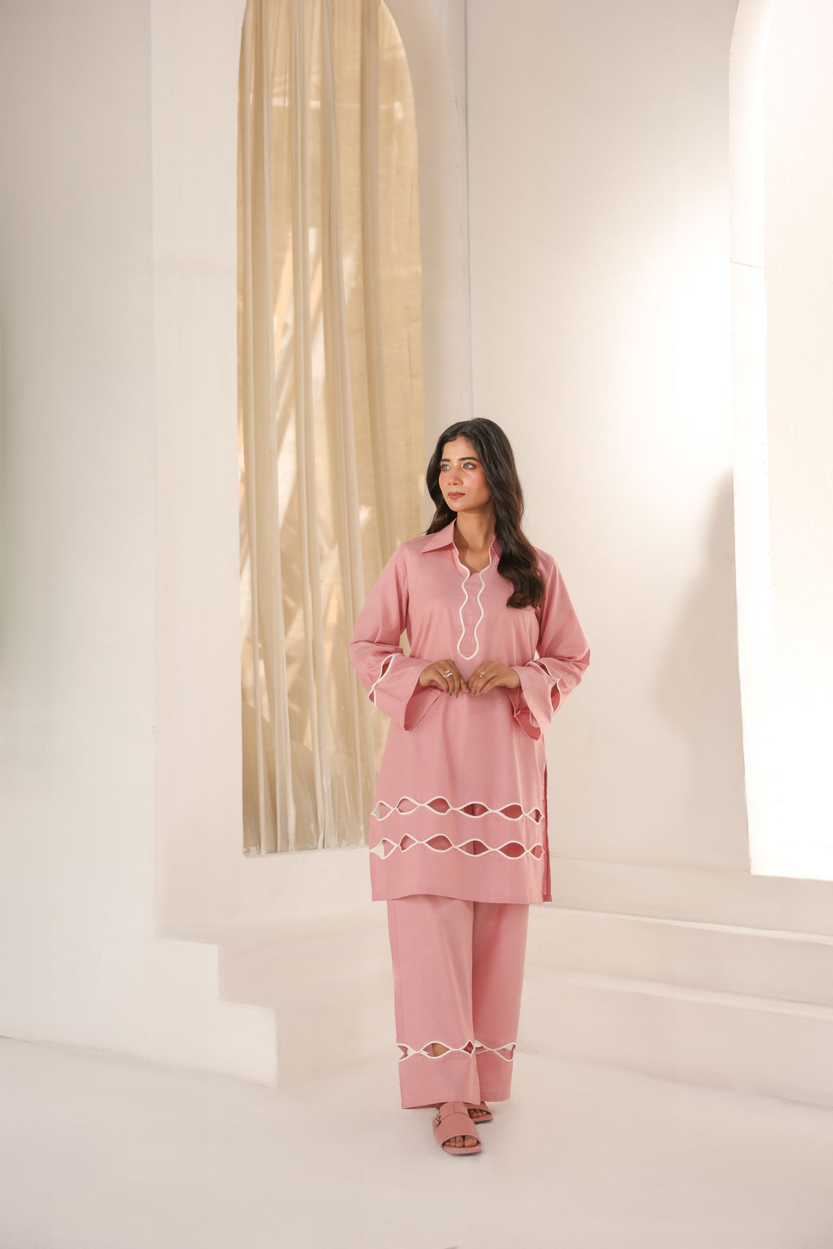 PETAL PINK- COTTON CO-ORD | SE-03