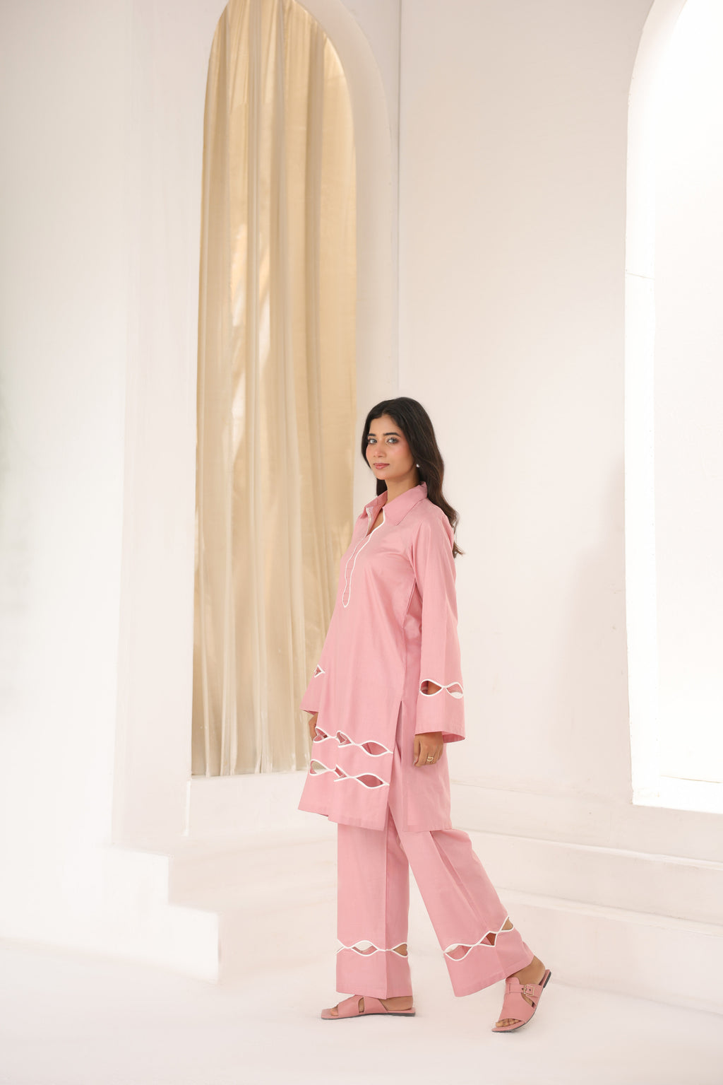 PETAL PINK- COTTON CO-ORD | SE-03