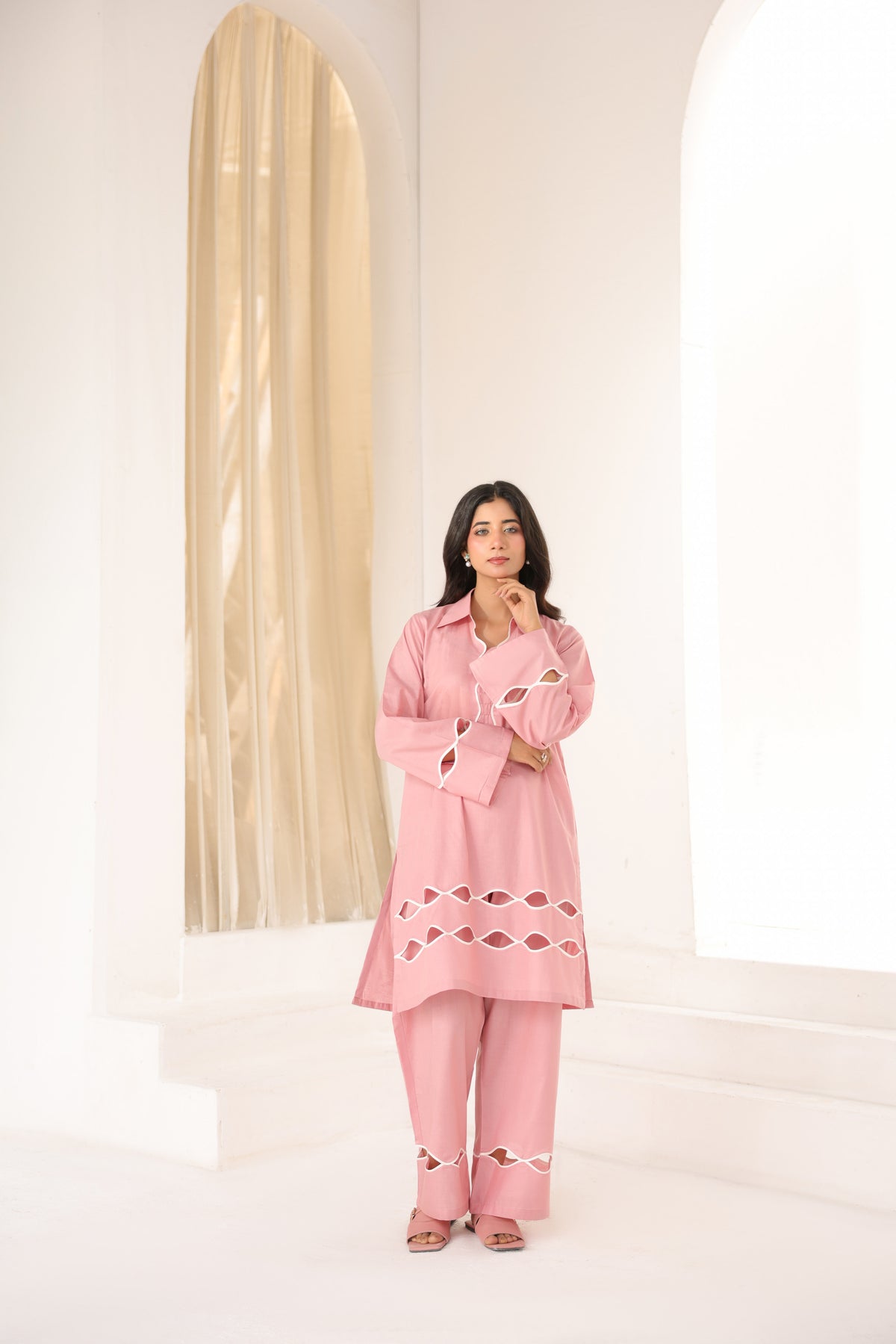 PETAL PINK- COTTON CO-ORD | SE-03